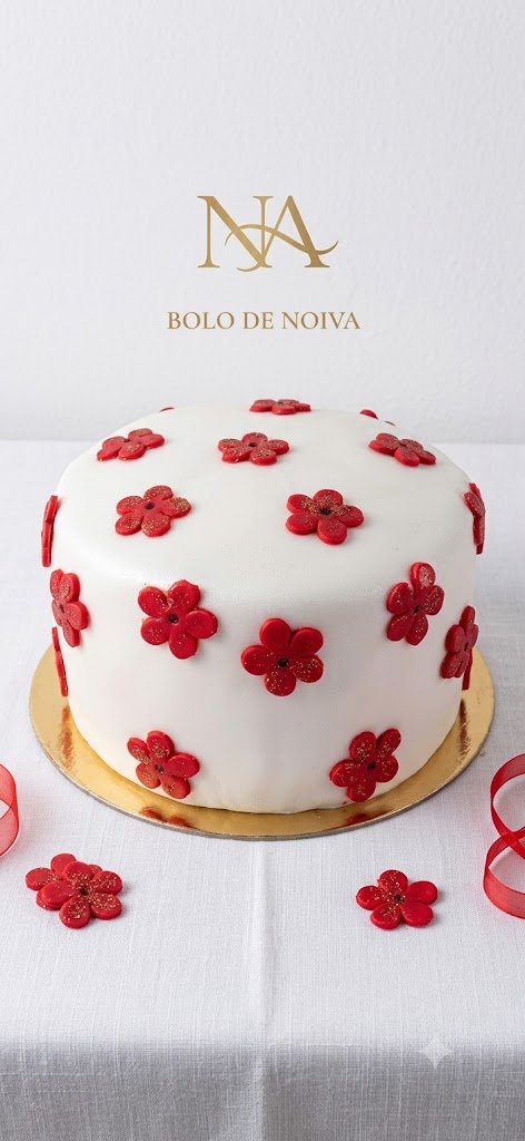Bolo de noiva florzinha